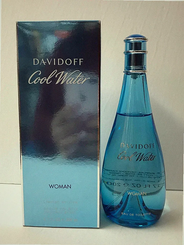 Cool Water by Davidoff 6.7 oz / 200 ml EDT Perfume for Women New In Box