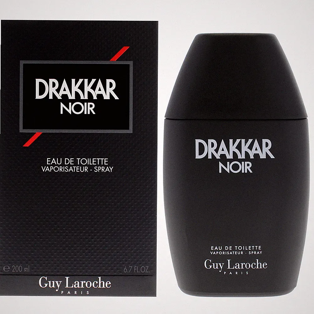 Drakkar Noir by Guy Laroche Eau de Toilette Spray Fragrance for Men, 6.7 oz