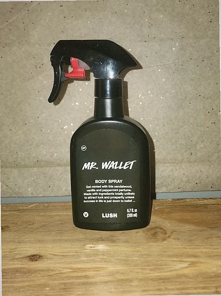 Lush Fragrance MR WALLET Body Spray ~ 6.7 fl oz 200ml New Fast Ship!