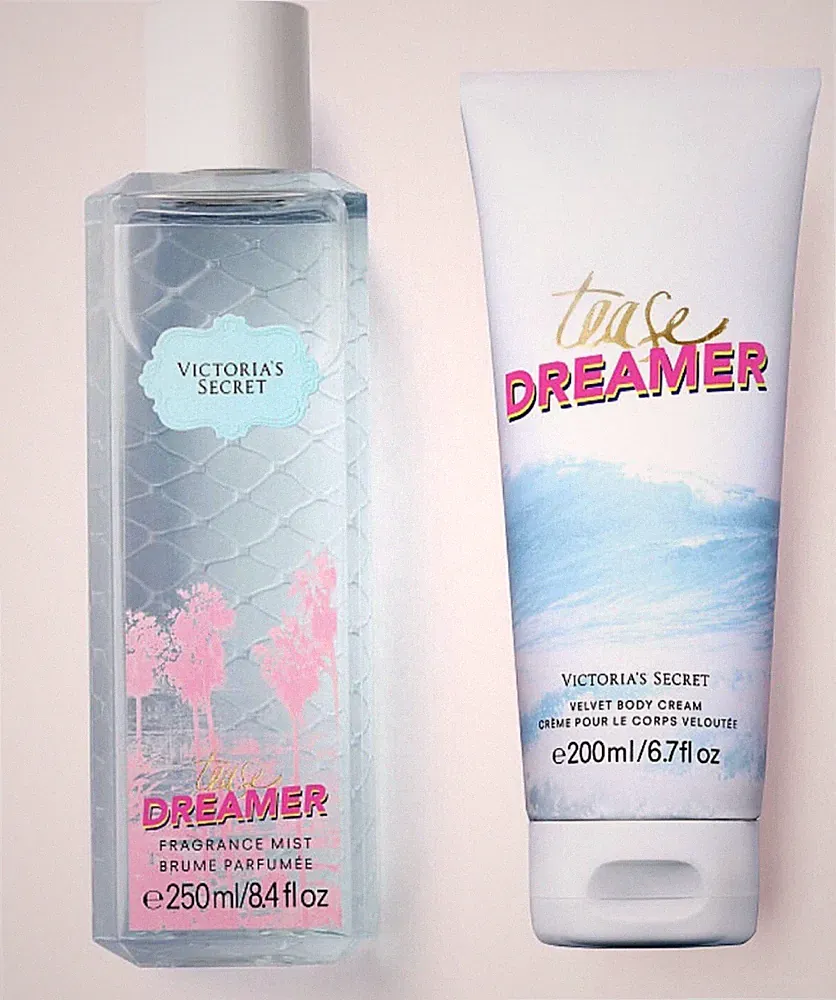Victoria's Secret Tease Dreamer Fragrance Mist 8.4 Fl Oz. & Cream 6.7 Fl Oz Set